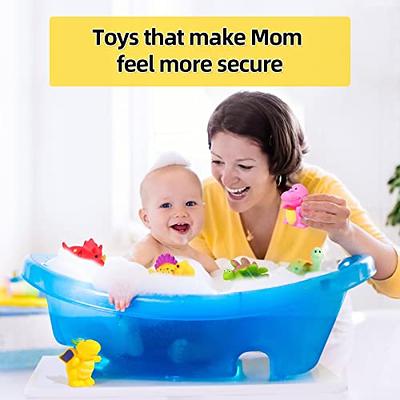  Baby Bath Toys for Toddlers 1-3, 6PCS Dinosaur Bath Toys No  Hole Bathtub Toys for Kids Ages 4-8 : Toys & Games