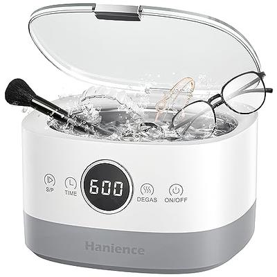 Hanience Ultrasonic Jewelry Cleaner - Powerful 600ml Capacity Ultrasonic  Cleaner Machine for All Jewelry | Professional Cleaner for Rings, Diamond