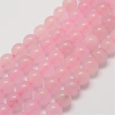 Natural Aa Rose Quartz Round Beads 6mm 8mm 10mm Faceted Beads