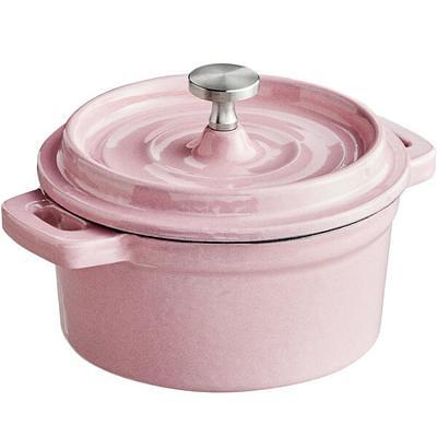 RJ Legend 8.5 Oz Cast Iron Pot, Enameled Cast Iron Mini Pot, Round