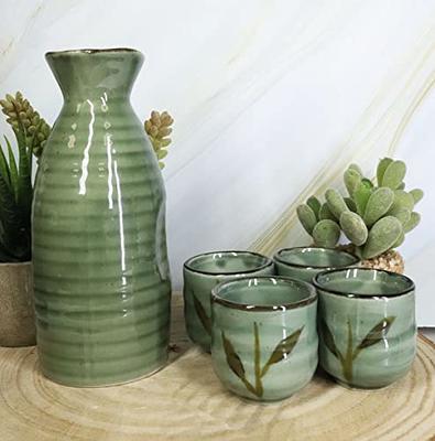 Cactus Set of Four Glass Cups