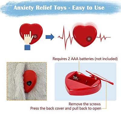 ZALBYUY Heartbeat Puppy Toy, Puppy Sleep Aid Toy, Small Dog