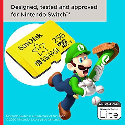  SanDisk 128GB microSDXC-Card, Licensed for Nintendo-Switch -  SDSQXAO-128G-GNCZN : Video Games