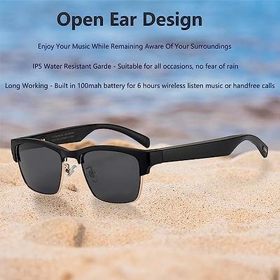 Meagtlva Bluetooth Glasses for Men, Smart Glasses, Bluetooth