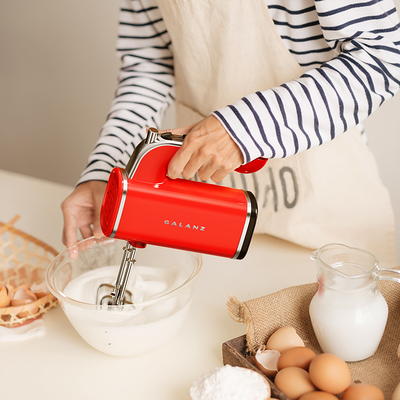 Galanz 5-Speed Lightweight Electric Hand Mixer with Dough Hooks