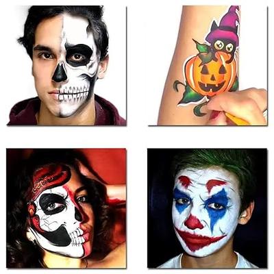 Different Face Paint Comparison, Mehron Makeup, Oil Based,Water Based and  Cream