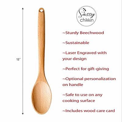 Personalized Laser Engraved Spoon - A Great Gift for Cooks or