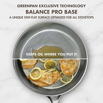 GreenPan GP5 Stainless-Steel Ceramic Nonstick 11-Piece Cookware