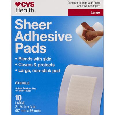 CVS Health Sterile Hydrogel Burn Pads, 1.96 in x 2.95 in | Burn Treatment - 4 ct | CVS