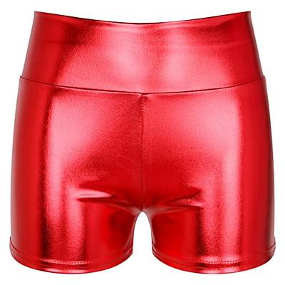 YUNOGA Women's 6/8 Biker Shorts, High Waist Yoga Shorts with