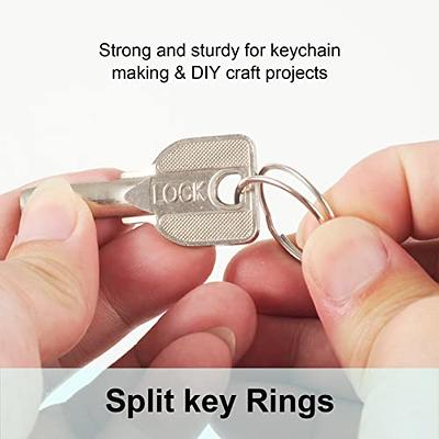 200PCS Key Rings, Split Bulk Keyrings for Keychain and Crafts (25mm) -  Yahoo Shopping