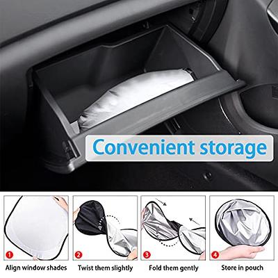 Foldable Windshield Sun Shade, Bonus Steering Wheel Sun Shield to Block UV  Rays Keep Your Vehicle Cooler, Easy to Use Car Interior Accessories (Large)  - Yahoo Shopping