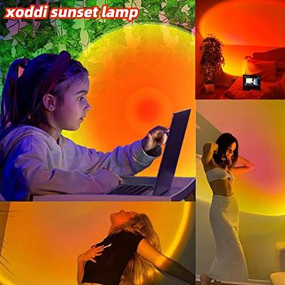 Smart Bluetooth Sunset Projection Lamp Sunset Projector Night Light APP  Remote Led Lights for Room Decoration Photography Gifts
