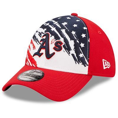 Men's New Era Red Minnesota Twins 2023 Fourth of July 39THIRTY Flex Fit Hat Size: Small/Medium