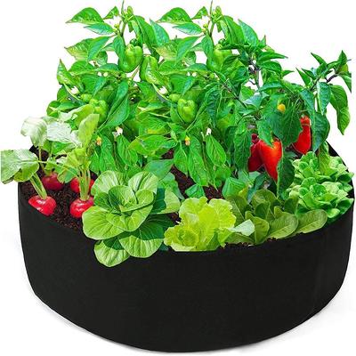 Agfabric 15.7 in. Dia x 11.8 in. H 10 Gal. Green Mount Planter