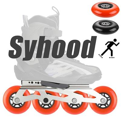 Syhood 16 Pieces Inline Skate Wheels 80mm Diameter Indoor Outdoor Roller  Skate Wheels 85A Inline Skate Replacement Wheels with Bearings ABEC-9 for  Inline Skating, Black and Orange - Yahoo Shopping