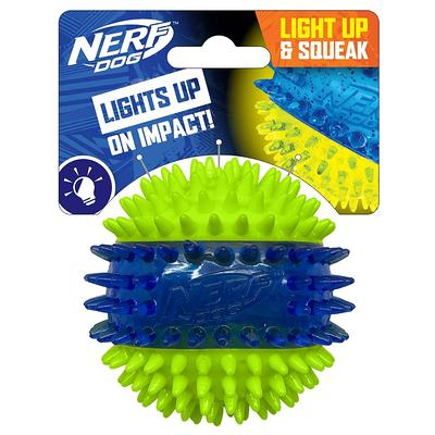 Spike Led And Squeak Ball Dog Toy