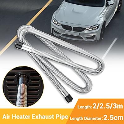 NRC&XRC 1Pack Air Exhaust Pipe Heater Pipe Heater Parking Air Heater  Exhaust Pipe Diesel Gas Vent Hose Stainless Steel 2.5cm/1in Inner With  Camps&Protective Covers (Pipe Length:120cm) - Yahoo Shopping