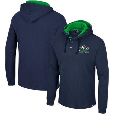 Men's Colosseum Navy Notre Dame Fighting Irish Affirmative Thermal Hoodie  Long Sleeve T-Shirt - Yahoo Shopping