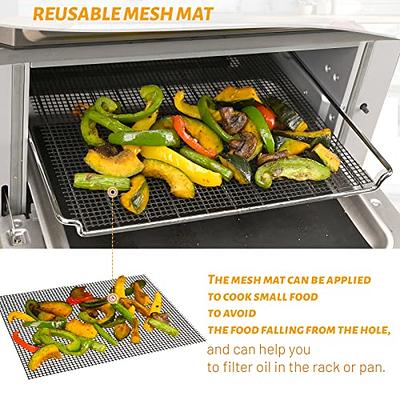 WMKGG 3 Pack Air Fryer Oven Liners Set, 9 x 11 Inch Reusable Non-Stick  Toaster Oven Mats Compatible with Cuisinart, Breville, Ninja Foodi,  Kalorik, Emeril Lagasse - Yahoo Shopping