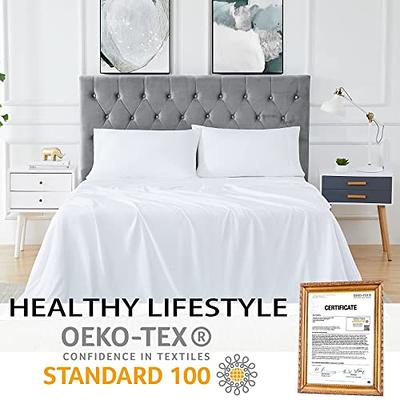 Empyrean Bedding Fitted Sheet Queen Size - Soft Microfiber Queen Fitted  Sheet Only - Moisture Wicking Fitted Bed Sheets Fits Up to 16 Inches Deep