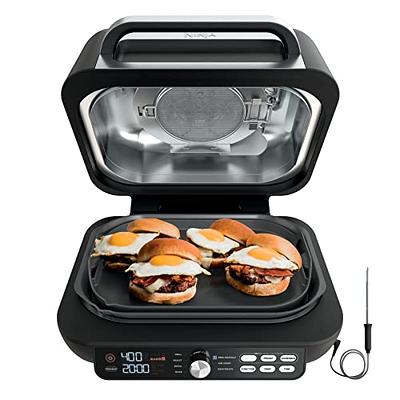 Ninja IG651 Foodi Smart XL Pro 7-in-1 Indoor Grill/Griddle Combo, use  Opened or Closed, Air Fry, Dehydrate & More, Pro Power Grate, Flat Top,  Crisper