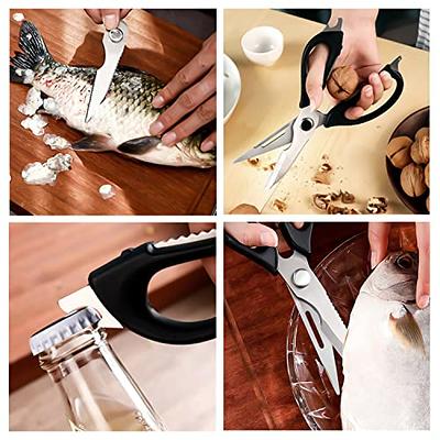 Pro Series Kitchen Shears w/ Magnet Holder - Ergo Chef Knives