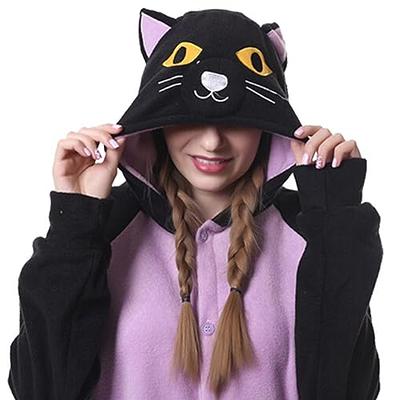 Adult Black Cat Onesie, Adult Unisex, Size: XL