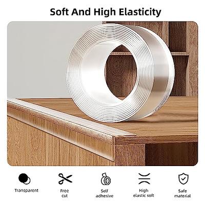 HAOYING Baby Proofing, Edge Protector Strip Clear, Corner Protector Baby,  Furniture Corner Protectors,Soft Edge Guards, Pre-Tape Adhesive Edge