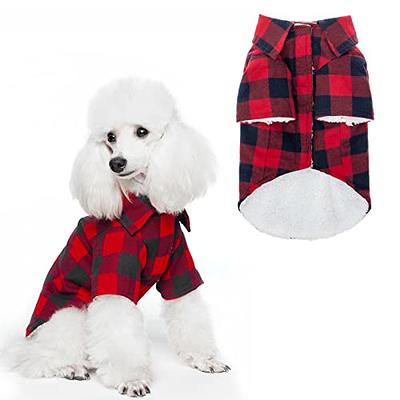  PUPTECK Winter Dog Cat Sweater Coat - Soft Cold