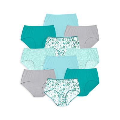 Plus Size Women's Cotton Brief 10-Pack by Comfort Choice in Butterfly Dot  Pack (Size 9) Underwear - Yahoo Shopping