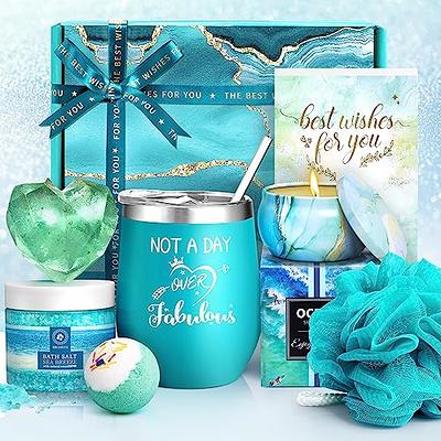 Birthday Gifts for Women, Mom, Relaxing Spa Gift Set, Unique Gift Basket  for Her, Wife Daughter Sister Girlfriend Coworker, 30th, 40th, 50th, 60th,  70th Who Have Everything, Creative Birthday Gift Box 