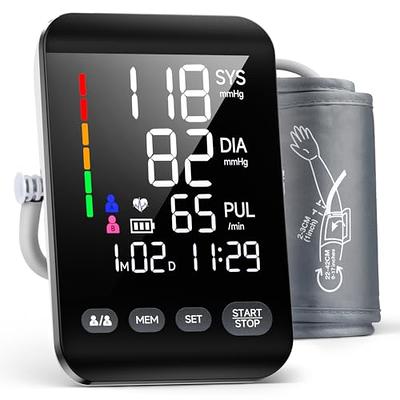 Blood Pressure Monitor,maguja Blood Pressure Machine,BP Monitor Automatic  Upper Arm Digital with 8.66” to 20.47”（22-52cm Blood Pressure Cuff for Home