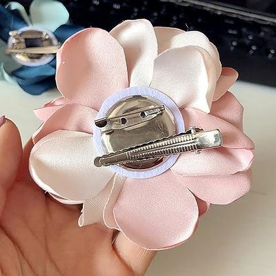 Red Blue Enamel Pearl Rose Flower Brooches For Women Lady's Classic Beauty  Flower Wedding Party Office Clothing Brooch Pin Gifts