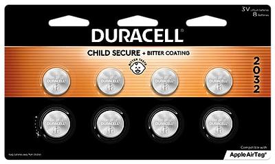 Duracell 2032 3V Lithium Coin Watch Battery CR2032 DL2032 2Pack 