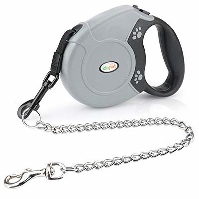 Idepet Heavy Duty Retractable Dog Leash for Small and Medium Dogs