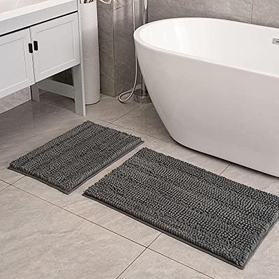  SUPERIOR Non-Slip 2 Piece Bath Rug Set, Ultra Plush