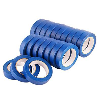 Lichamp Blue Painters Tape 1 inch, 20 Pack Blue Masking Tape Bulk