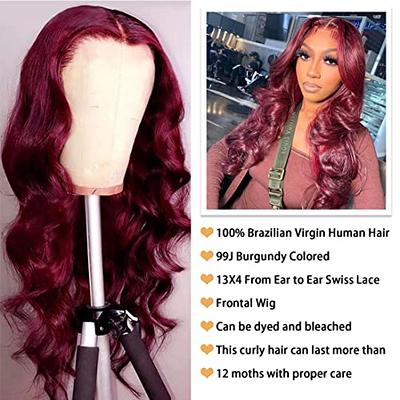 Pink 13x4 HD Lace Front Wig Body Wave Lace Front Wigs For Women