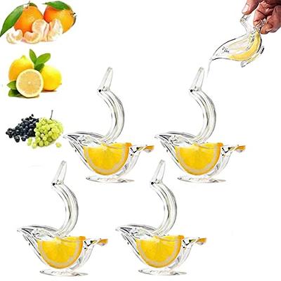 2 Packs Lemon Slice Squeezer,Acrylic Manual Bird Lemon Juicer for Orange  Lemon Lime Pomegranate,Portable,Home Kitchen, Restaurant, Dining Table,  Glass Wedge Lemon Lime Squeezer Press, Kitchen Gargets - Yahoo Shopping