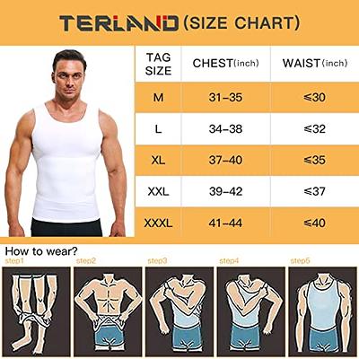 Fit Muscle Manmen's Slimming Body Shaper Tank Top - Nylon Compression Vest  For Gym & Workout