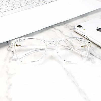Blue Light Blocking Glasses for Women & Men - Computer Gaming Glasses -  Clear 