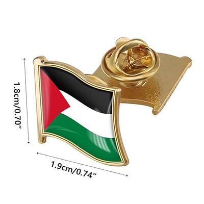 Palestine Flag Lapel Pins Palestine National Flag Lapel Pins
