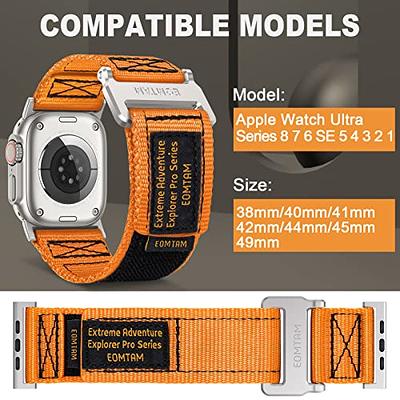 Nylon Strap for Smart Watch Ultra 2/Ultra 49mm 9 8 6 7 SE 45mm