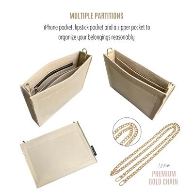 Ophidia Pouch Conversion Kit with Chain Ophidia Pouch Insert with Grommets  O Rings Premium Felt Chain (Beige) - Yahoo Shopping