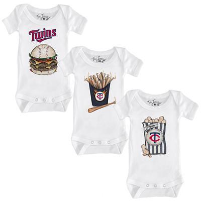 Youth Tiny Turnip White Minnesota Twins Stacked T-Shirt Size: Medium