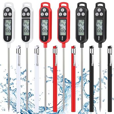 hoyiours Meat Thermometer Digital, Instant Read Meat Thermometer for  Cooking, Food Thermometer with Long Probe and Blacklight, Kitchen  Thermometer Temperature for Oven, Candy, Grill, BBQ, Red - Yahoo Shopping