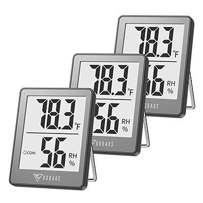 ViaGasaFamido 2 in 1 Thermometer Hygrometer Digital LCD Humidity Thermometer  Indoor Thermometer Humidity Hygrometer Gauge for Home Office(White) - Yahoo  Shopping