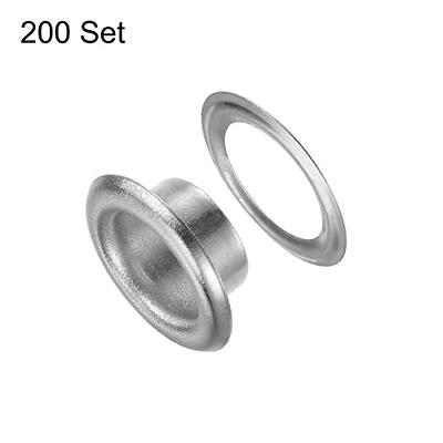 Thickened Grommets Eyelets 1/2 1/4,Silver Metal Eyelet,Grommet