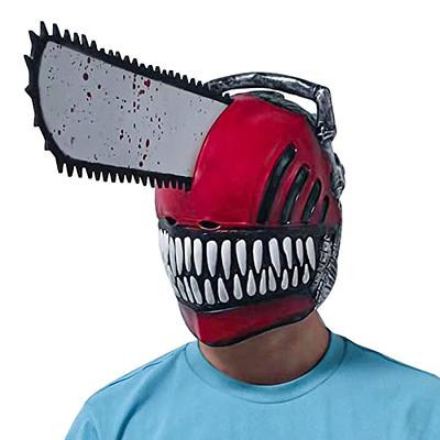 Denji Mask Cosplay Latex Mask Helmet Masquerade Halloween Carnival